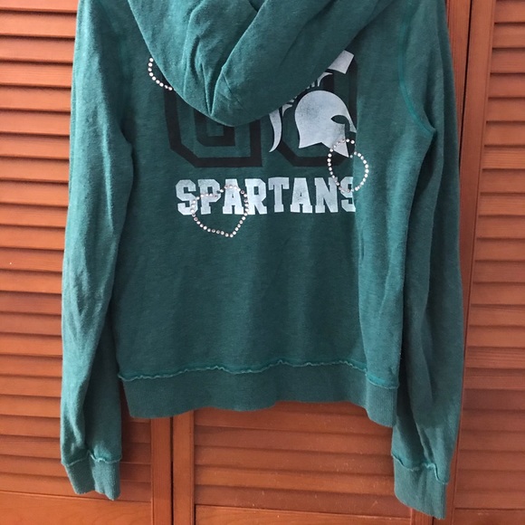 Victoria’s Secret Pink MSU collegiate hoodie - Picture 2 of 5